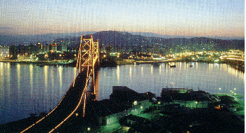 Vista a�rea de Florian�polis